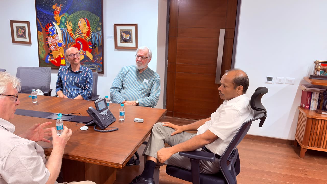Jason Birch and Kenneth Zysk with Secretary Vivek Agarwal